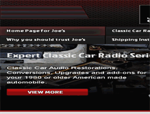 Tablet Screenshot of joesclassiccarradio.com